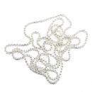 Nail-Art Kette silber fein ca 50 cm